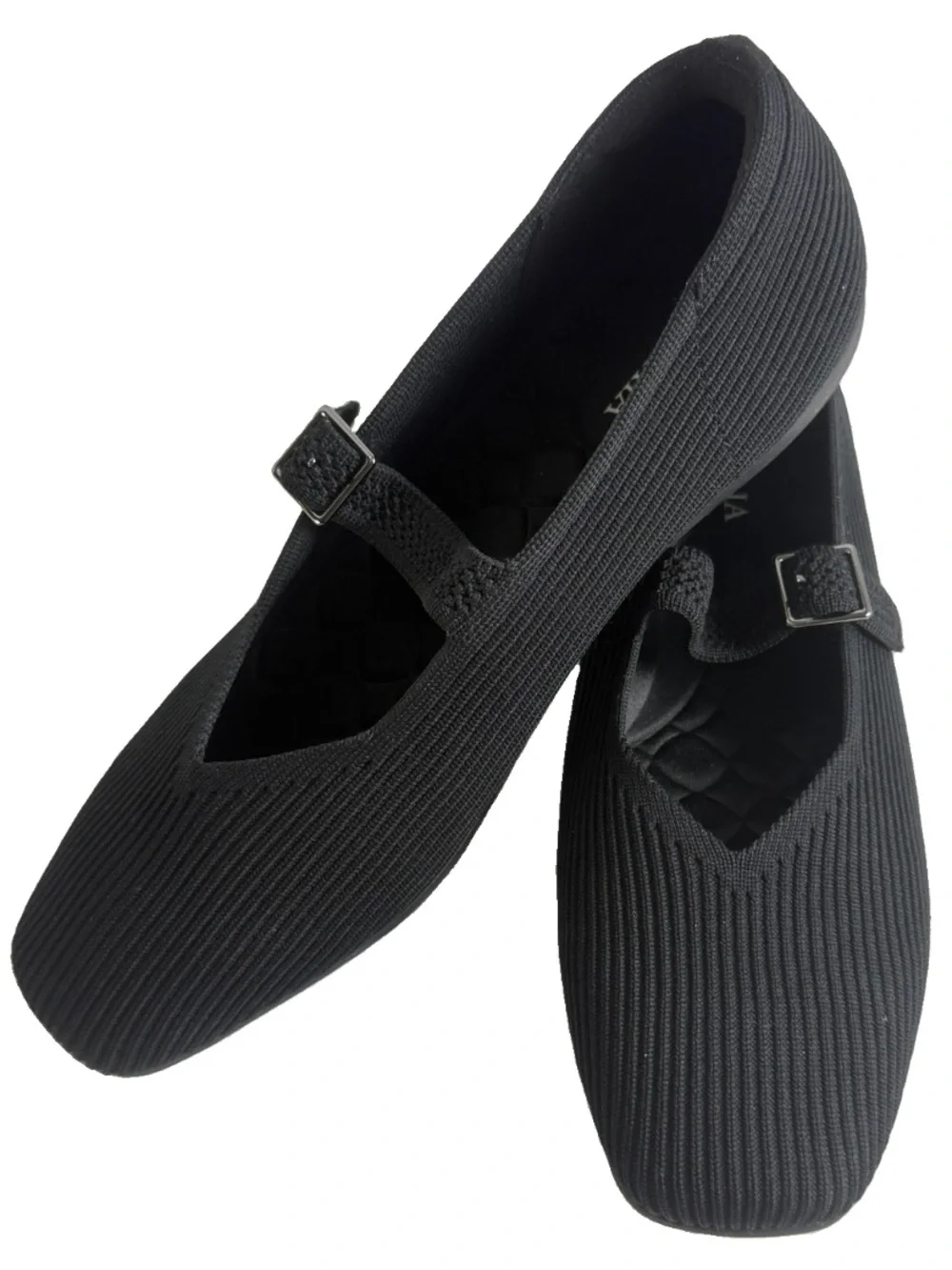 VIVAIA Margot VCut Square Toe Ballet Flats Mary Jane EU39.5 US8.5 EUC Perfect!